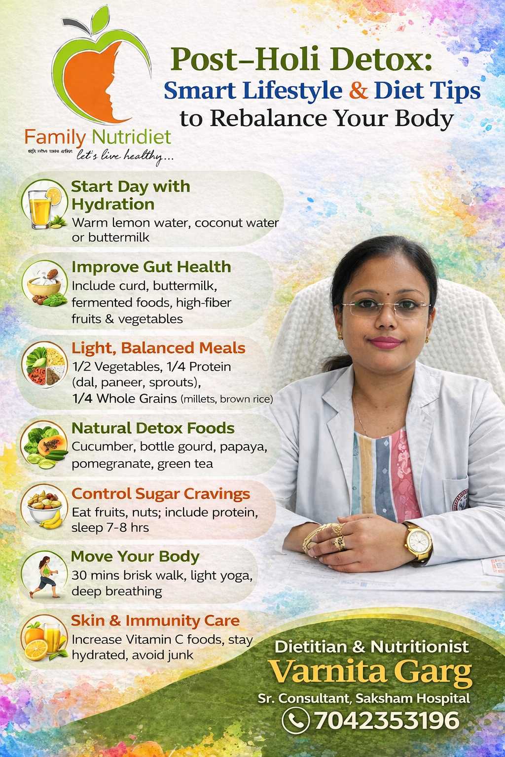 After Holi Detox Diet