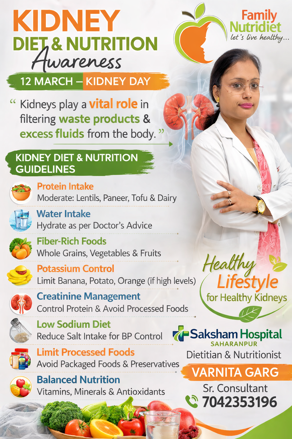 Kidney Day Nutrition Awareness 