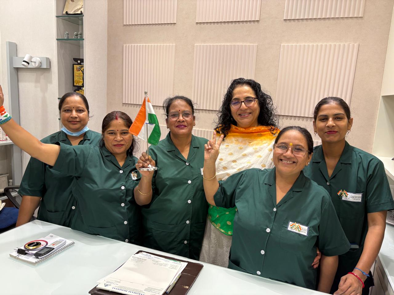 Independence Day Greetings from Saksham Hospital 🇮🇳